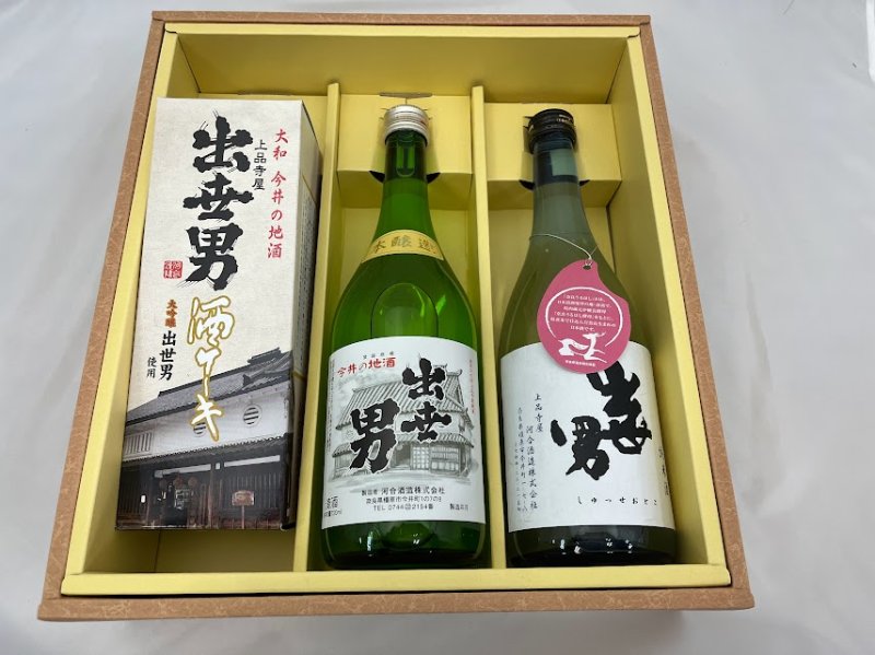 画像1: 出世男・ケーキ3本入りギフト(本醸・うるはし） (1)