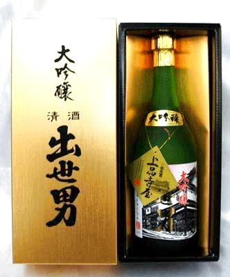 河合酒造 大吟醸　出世男　豪華化粧ケース付720ｍｌ  /「出世男」は縁起の良い名前。就職・栄転のプレゼントにも・・・