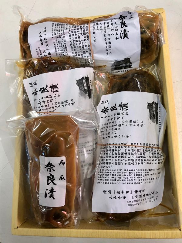 河合酒造の奈良漬けセット 4品　大